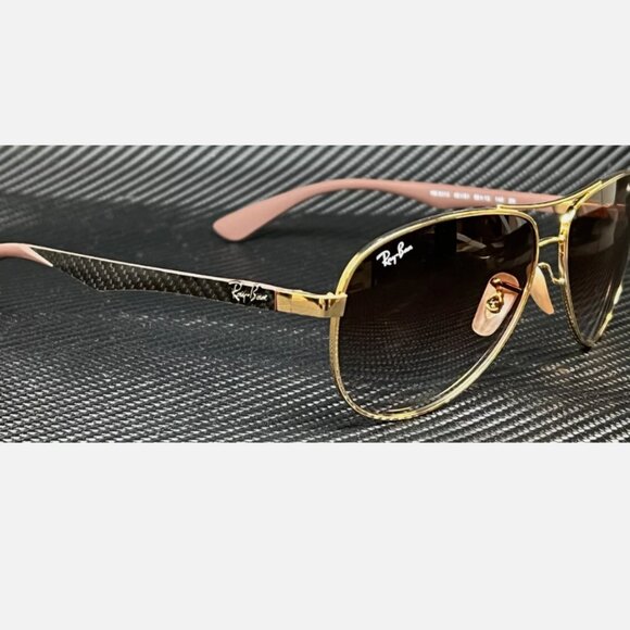 Ray Ban Gold 61mm Men's Sunglasses - Picture 4 of 4